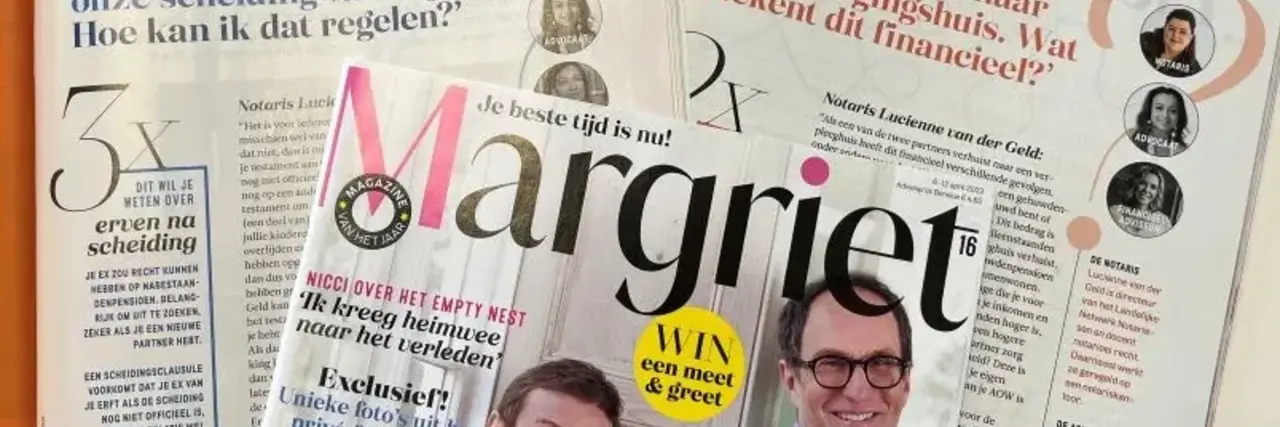 Antwoord op notariële vragen in de Margriet 